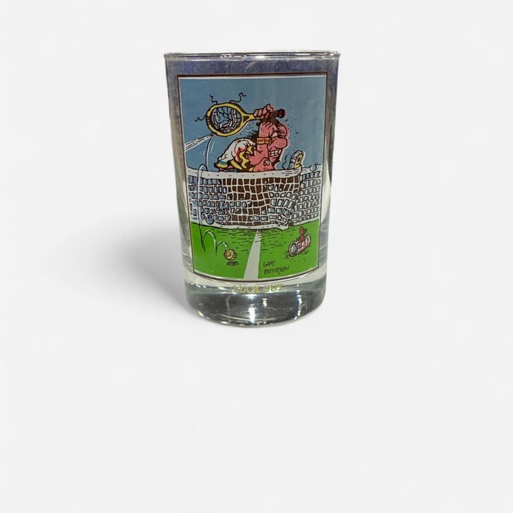 Gary Patterson Arby's Collector's Luck Out 1982 Tennis GUC glass